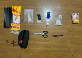 BARANG BUKTI: Barang bukti yang diamankan Polres Salatiga. (Dok. Polres Salatiga/Lingkarjateng.id)
