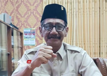 Wakil Ketua Bidang Ideologi dan Kaderisasi DPC PDIP Jepara, Sutrisno. (Muslichul Basid/Lingkarjateng.id)