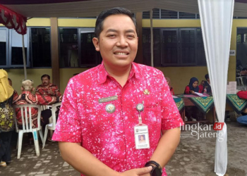 Camat Tuntang, Aris Setyawan saat ditemui di Semarang, Selasa, 5 Maret 2024. (Hesty Imaniar/Lingkarjateng.id)