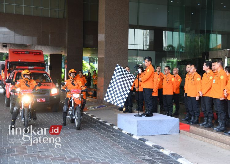 Pembukaan Siaga SAR Khusus Lebaran tahun 2024 di lobby Gedung Basarnas, Jl Angkasa Blok B15 Kav. 2-3, Kemayoran, Jakarta Pusat, Rabu, 3 April 2024. (Humas Basarnas/Lingkarjateng.id)