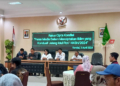 Suasana Rapat Koordinasi Cipta Kondisi "Peran Media dalam Menciptakan Iklim yang Kondusif Jelang Idul Fitri 1445 Hijriyah/2024" di Aula Kejaksaan Negeri Kendal, Rabu, 3 April 2024. (Arvian Maulana/Lingkarjateng.id)