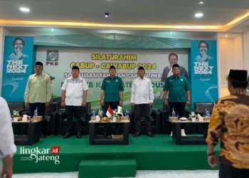 10 Tokoh Berebut Rekomendasi PKB Kudus Maju Pilkada 2024 32 SOSIALISASI: Dewan Pimpinan Cabang Partai Kebangkitan Bangsa (DPC PKB) Kabupaten Kudus menggelar sosialisasi pendaftaran calon kepala daerah di Kantor DPC PKB Kudus pada Minggu, 5 Mei 2024. (Nisa Hafizhotus. S/Lingkarjateng.id)