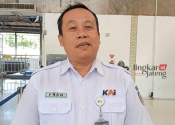 Manager Humas KAI Daop 4 Semarang Franoto Wibowo. (Dok. Lingkarjateng.id)