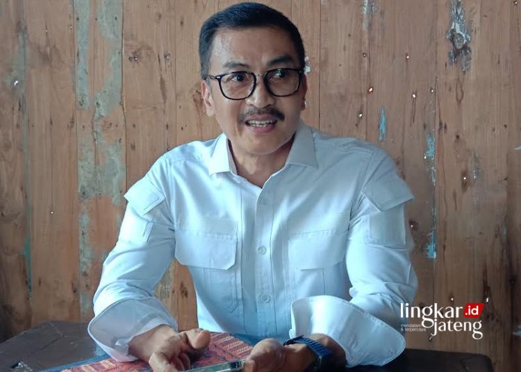 Ketua DPC Partai Gerindra Kota Salatiga, Yuliyanto. (Angga Rosa/Lingkarjateng.id)