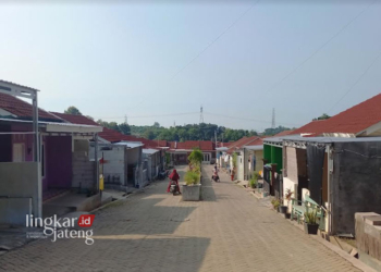 Perumahan Komunitas, Jurus Pemkab Kendal Atasi Masalah “Backlog” 31 BERJEJER RAPI: Suasana Perumahan Komunitas Cahaya Weleri Asri yang berlokasi di Desa Penyangkringan, Kecamatan Weleri, Kabupaten Kendal, Kamis 16 Mei 2024. (Arvian Maulana/Lingkarjateng.id)