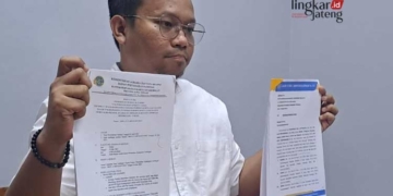 M. Amal Lutfiansyah, kuasa hukum penggugat terhadap Pemerintah Desa Karangasem, Grobogan, yang diduga menyerobot tanah. (Dok. Lingkarjateng.id)