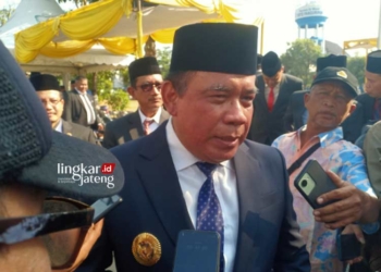 Wabup Windu Suko Basuki Mengaku Baru Dirinya yang Siap Maju Pilkada Kendal 29 Wakil Bupati Kendal Windu Suko Basuki saat memberi keterangan kepada sejumlah media (Unggul Priambodo/Lingkarjateng.id)