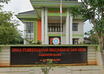 POTRET: Kantor Dinas Pemberdayaan Masyarakat dan Desa (PMD) Kabupaten Blora. (Screenshot Google Maps)