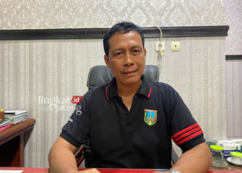 Kepala Dinas Pertanian dan Pangan Kabupaten Kudus, Didik Tri Prasetyo. (Mohammad Fahtur Rohman/Lingkarjateng.id)