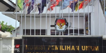 Kantor Komisi Pemilihan Umum (KPU) Kabupaten Grobogan. (Lingkarjateng.id)