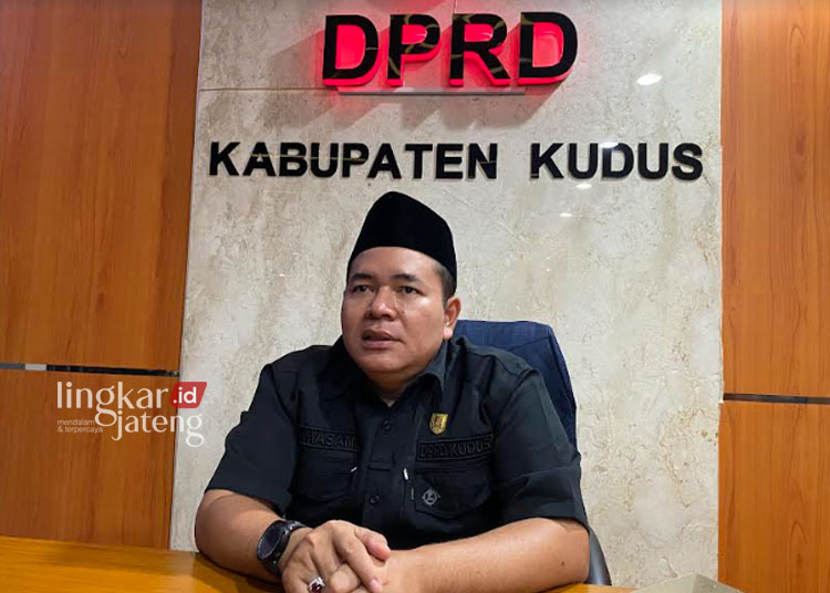 Ketua DPRD Kabupaten Kudus, Masan. (Nisa Hafizhotus Syarifa/Lingkarjateng.id)