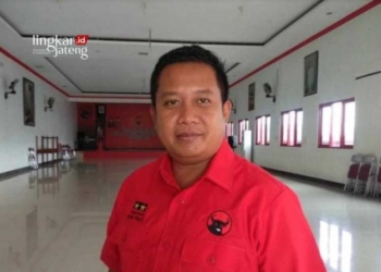 Ketua Desk Pilkada PDIP Pati, Teguh Bandang Waluyo. (Arif Febriyanto/Lingkarjateng.id)