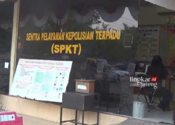 Ruang SPKT Polres Kendal. (Syahril Muadz/Lingkarjateng.id)