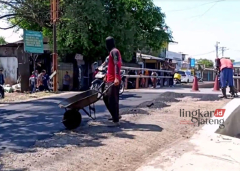 Tampak Jembatan Nogososro yang akan mulai dibangun pekan depan sebagai salah satu upaya penanganan banjir di wilayah timur Semarang. (Humas Pemkot Semarang/Lingkarjateng.id)