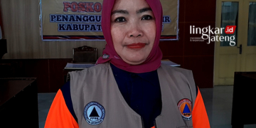 Kepala Pelaksana (Kalak) BPBD Kabupaten Grobogan, Endang Sulistyoningsi. (Eko Wicaksono/Lingkarjateng.id)