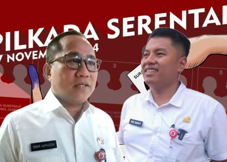 Sekretaris Daerah (Sekda) Kota Semarang Iswar Aminuddin dan Sekretaris Dinas Pemadam Kebakaran Ade Bhakti Ariawan (kanan)