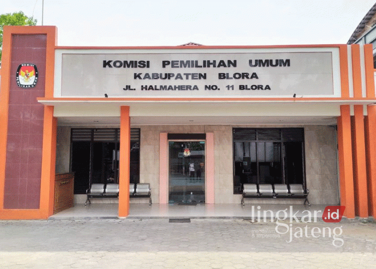 Kantor KPU Kabupaten Blora. (Dok. KPU Blora/Lingkarjateng.id)