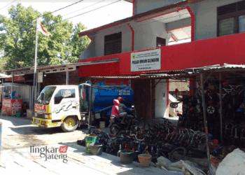 Pasar Glendoh lama di Jalan R Suprapto, Kabupaten Grobogan. (Eko Wicaksono/Lingkarjateng.id)