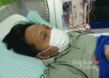 Gunakan BPJS Kesehatan, Pasien Cuci Darah di RS Mitra Bangsa Pati Sudah 4 Tahun Tak Dipungut Biaya 29 Nanda Subekti Raharjo (34), pasien asal Desa Pucakwangi, RT 1/RW 2, Kecamatan Pucakwangi, Kabupaten Pati, sedang menjalani cuci darah atau hemodialisis di Rumah Sakit Mitra Bangsa Pati pada Jumat, 19 Juli 2024. (Setyo Nugroho/Lingkarjateng.id)