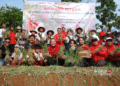 Wali Kota Semarang Hevearita Gunaryati Rahayu saat mengikuti panen bawang merah di Agro Plalangan Dinas Pertanian Kota Semarang. (HMS/Lingkarjateng.id)