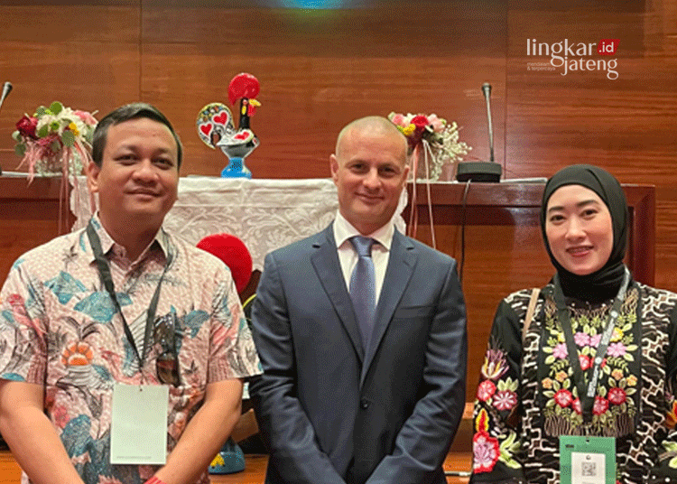 Walikota Pekalongan, HA Afzan Arslan Djunaid, menghadiri Konferensi Tahunan UNESCO Creative Cities Network (UCCN) ke-16 yang berlangsung pada 1-5 Juli 2024 di Distrik Braga, Kota Barcelos, Portugal Utara. (Kominfo Kota Pekalongan/Lingkarjateng.id)