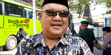 Kasubag Kemenag Grobogan, Hadi Purwanto. (Eko Wicaksono/Lingkarjateng.id)