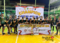 Kawinkan Dua Gelar Runner Up, Bintang Muria Bidik Juara di Kejurprov dan Dandim Cup 29 Tim bola voli Bintang Muria foto bersama usia meraih runner up piala Kapolres Jepara Cup 2024. (Dok. Lingkarjateng.id)