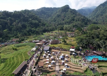 Pemandangan alam Desa Wisata Sriwulan KaliKesek di Kecamatan Limbangan, Kendal. (Dok. Beritajateng.id)