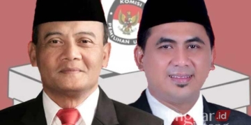Pasangan Bakal Calon Gubernur-Wakil Gubernur Jateng Ahmad Luthfi (kiri) dan Taj Yasin Maimoen (kanan) yang diusung Partai Gerindra. (Dok. Lingkarjateng.id)