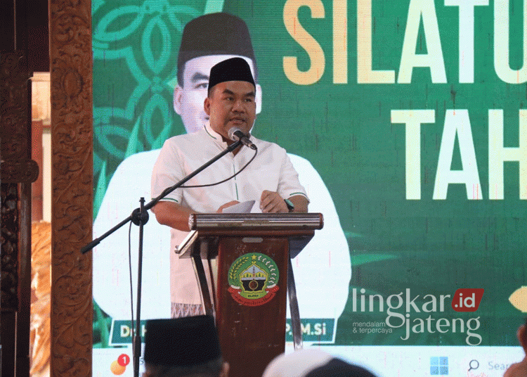 Bupati Blora Arief Rohman dalam acara silaturahmi jemaah haji