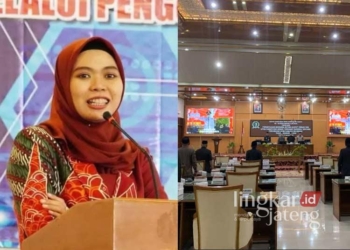 Bupati Demak Eisti'anah tidak hadir di rapat paripurna terakhir bersama DPRD Demak pada Senin, 12 Agustus 2024. (Dok. Lingkarjateng.id)