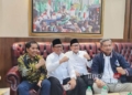 KH. Nuruddin Amin (Gus Nung) dan Mochammad Iqbal (Iqbal Bejeu) saat di Kantor DPP PKB, Jakarta, untuk menerima surat rekomendasi maju Pilkada Jepara pada Senin, 19 Agustus 2024. (Tomi Budianto/Lingkarjateng.id)
