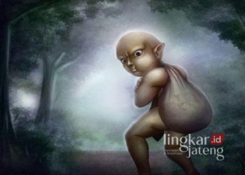 ILUSTRASI: Warga Kelurahan/Kecamatan Randublatung, Blora, digegerkan dengan isu tuyul yang berkeliaran mencuri uang. (Dok. Lingkarjateng.id)