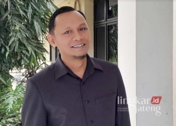 Kepala Disperindag Grobogan, Pradana Setyawan. (Eko Wicaksono/Lingkarjateng.id)