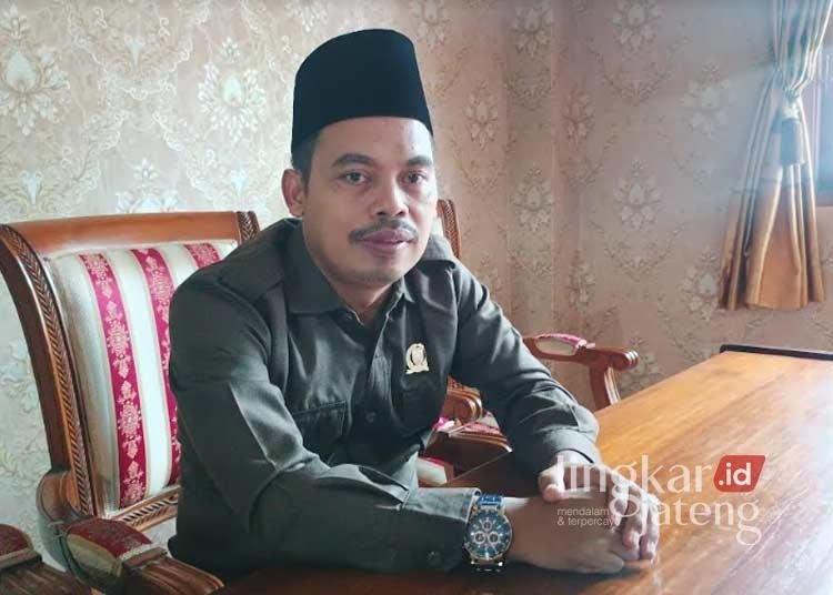 Ketua DPC Partai Demokrat Jepara, M. Latifun. (Tomi Budianto/Lingkarjateng.id)