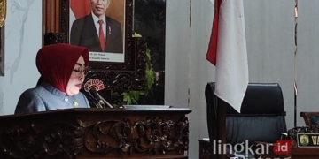 Bupati Grobogan Sri Sumarni. (Eko Wicaksono/Lingkarjateng.id)