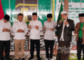 Jajaran pengurus Dewan Pimpinan Wilayah (DPW) PPP Jawa Tengah saat menggelar pertemuan dengan Bakal Calon Gubernur-Wakil Gubernur Jateng Ahmad Luthfi dan Taj Yasin Maimoen, baru-baru ini. (Dok. Lingkarjateng.id)