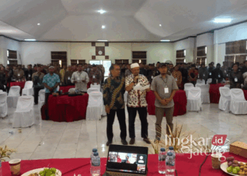 Sebanyak 225 eks anggota Jamaah Islamiyah (JI) mengikuti deklarasi pembubaran di Kabupaten Semarang pada Kamis, 12 September 2024. (Hesty Imaniar/Lingkarjateng.id)