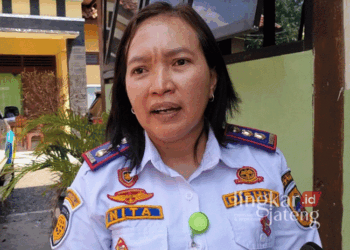 Kepala Bidang (Kabid) Pengendalian dan Operasional (Dalops) Dinas Perhubungan Kabupaten Pati, Nita Agustiningtyas. (Setyo Nugroho/Lingkarjateng.id)