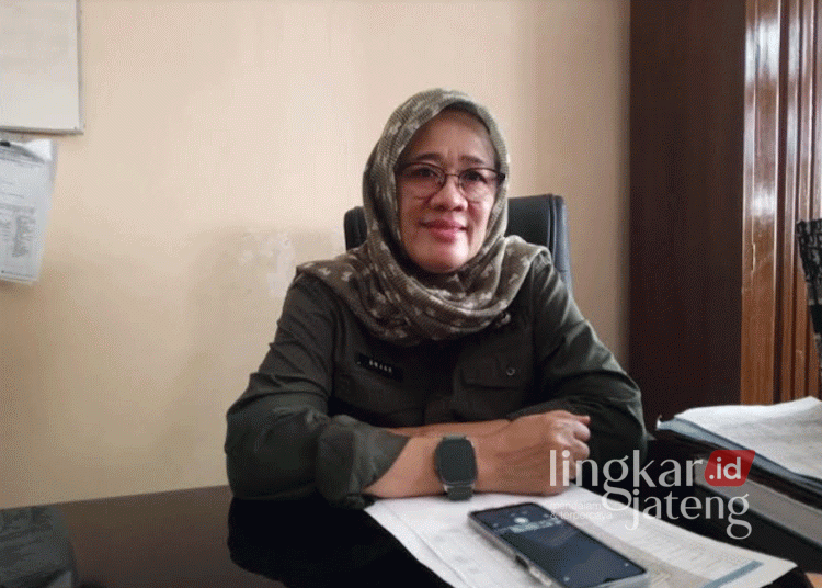 Kepala BPBD Rembang, Sri Jarwati. (Setyo Nugroho/Lingkarjateng.id)
