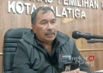 Ketua Bawaslu Kota Salatiga, Djayusman Junus. (Angga Rosa/Lingkarjateng.id)