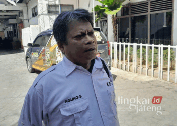 Ketua KPU Grobogan, Agung Sutopo. (Eko Wicaksono/Lingkarjateng.id)