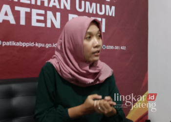Komisioner KPU Pati, Nugraheni Yuliadhistiani. (Arif Febriyanto/Lingkarjateng.id)