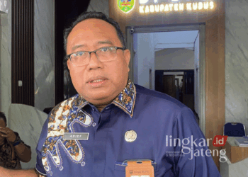 Kepala Dinas PUPR Kabupaten Kudus, Arief Budi Siswanto. (Mohammad Fahtur Rohman/Lingkarjateng.id)