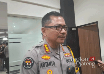 Kabid Humas Polda Jateng, Kombes Pol Artanto. (Rizky Syahrul Al-Fath/Lingkarjateng.id)