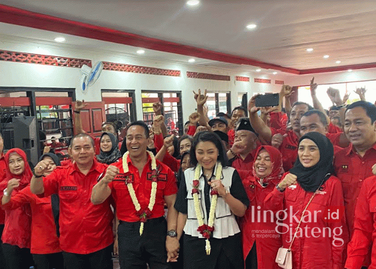 DPC PDIP Kudus menggelar Rapat Kerja Cabang Khusus (Rakercabsus) yang dihadiri sejumlah tokoh penting dan simpatisan di kantor setempat pada Sabtu, 7 September 2024. (Mohammad Fahtur Rohman/Lingkarjateng.id)