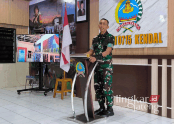 Dandim 0715/Kendal, Letkol Inf Ely Purwadi. (Arvian Maualan/Lingkarjateng.id)