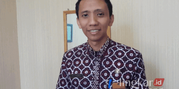 Kabid Perencanaan dan Pengendalian Bappeda Grobogan, Adityawarman. (Eko Wicaksono/Lingkarjateng.id)