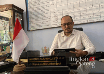 Kepala Bakesbangpol Kabupaten Pekalongan, Haryanto Nugroho. (Fahri Akbar/Lingkarjateng.id)