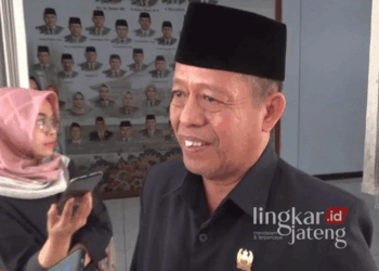 Ketua DPRD Kabupaten Pekalongan, Abdul Munir. (Fahri Akbar/Lingkarjateng.id)